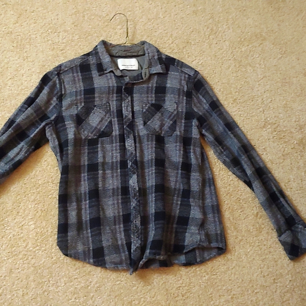 Grey Heavyweight Flannel Shirt